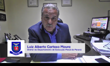 Diretor do Depen, Luiz Alberto Cartaxo Moura para a semana pedagógica do Sistema Penal