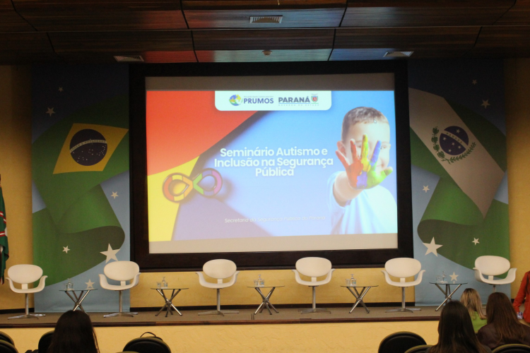 Seminário Autismo e Inclusão na Segurança Pública no Auditório da SESP