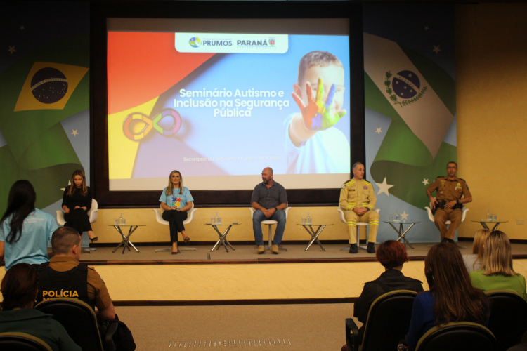 Seminário Autismo e Inclusão na Segurança Pública no Auditório da SESP