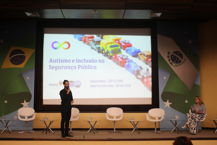 Seminário Autismo e Inclusão na Segurança Pública no Auditório da SESP