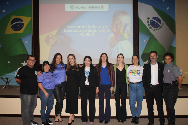 Seminário Autismo e Inclusão na Segurança Pública no Auditório da SESP