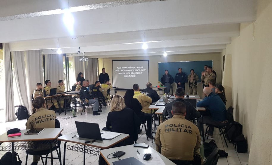 Policiais Penais participam do Curso de Metodologia e Técnicas de Ensino, promovido pela Senasp